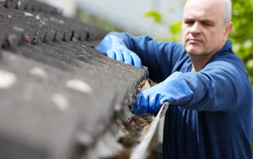cleaning and inspecting Luggate Burn roofs